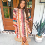Floral Finds Mini Dress - Multi