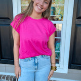 All Day Top - Hot Pink