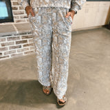 Simply | Sloan Lounge Pant - White Camo