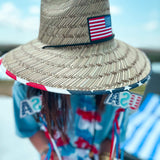 American Flag Patch Lifeguard Hat - Final Sale