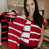 Hannah Sweater - Red