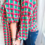Libby Dress - Alpine Line - Green