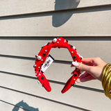 Charleigh Red & Black Headband