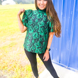Home For The Holidays Top - Green