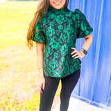 Home For The Holidays Top - Green