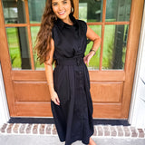 Chic In The City Dress - Black
