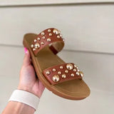 Dome-N-Atrix Sandals - Cognac