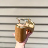 Avianna Platform Sandal- Gold