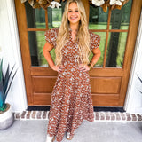 Supposed To Be Dress - Chestnut