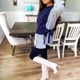 Every Moment Top- Navy