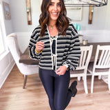 Tied Together Forever Sweater - Black