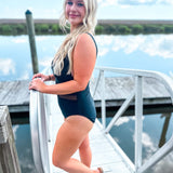 I Was Made For This Swimsuit - Black