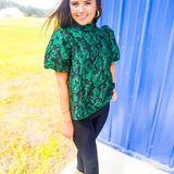 Home For The Holidays Top - Green