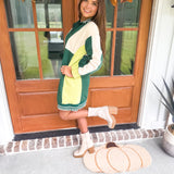Throwback Mini Dress - Green