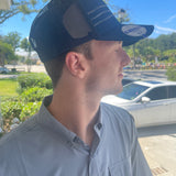 ST Performance Print Trucker- Navy