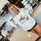 Vintage Duck Ash Gray Graphic Crewneck