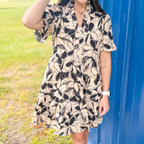 Colors In The Fall Dress - Taupe