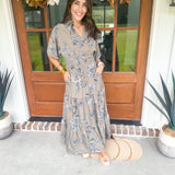 Fall Foliage Midi Dress