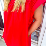 Take Me There Dress - Red