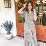 Fall Foliage Midi Dress