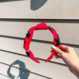 Emma Red & Black Headband