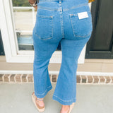 Tybee High Rise Crop Bootcut Jean