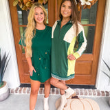 Throwback Mini Dress - Green