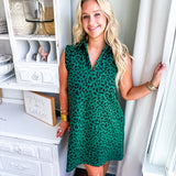 Wild For You Mini Dress- Forest