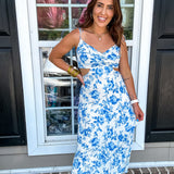 Little Things In Life Dress - Blue