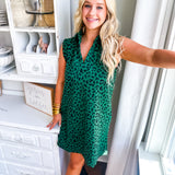 Wild For You Mini Dress- Forest