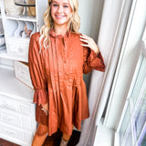 Isn't She Lovely Dress- Caramel