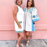 Graceful Glam Dress - Cream