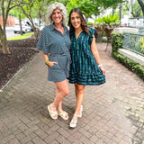 Here To Stay Romper - Navy