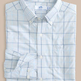 Southern Tide - brrr° Intercoastal Rainer Check Long Sleeve Sport Shirt - Platinum Grey