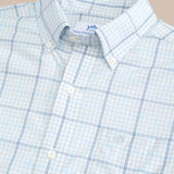 Southern Tide - brrr° Intercoastal Rainer Check Long Sleeve Sport Shirt - Platinum Grey