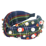 Christmas Charm Green Plaid Headband - Final Sale