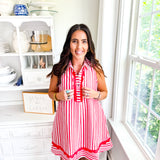 A For Sure Dress - Orange Red