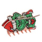Grinch With Heart Hair Clip - Final Sale