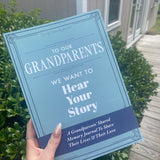 Grandparents We Want To Hear Your Story Paper Cover - Final Sale