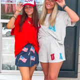 Retro America Trucker Hat- Red