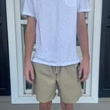 Southern Tide - Short Sleeve Sun Farer Polo - Classic White