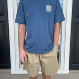 The Whaler Short Sleeve T-Shirt- Aged Denim