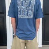 The Whaler Short Sleeve T-Shirt- Aged Denim