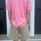 Southern Tide The Seaport Davenport Stripe Polo - Geranium Pink