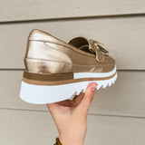 Tess Loafer - Gold