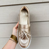 Tess Loafer - Gold