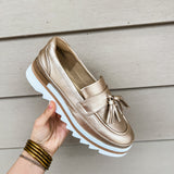 Tess Loafer - Gold