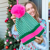 Olivia Beanie - Green - Final Sale