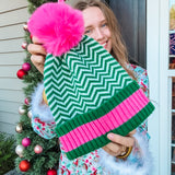 Olivia Beanie - Green - Final Sale