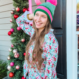 Olivia Beanie - Green - Final Sale